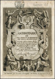 Copertina di 'Antidotario di fra Donato d'Eremita'