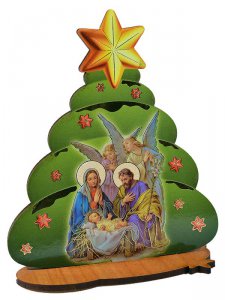 Copertina di 'Albero di Natale da appoggio con Natività'