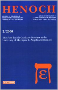 Copertina di 'The first Henoch graduate seminar at the University of Michigan'