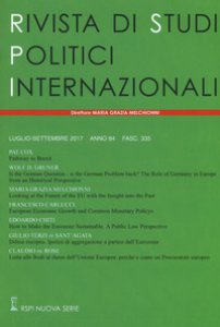 Copertina di 'Rivista di studi politici internazionali (2017)'
