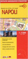 Napoli. Pianta della citt-City map 1:9000