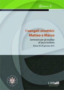 Copertina di 'I vangeli sinottici Matteo e Marco'