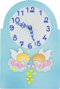 Copertina di 'Pala bassorilievo orologio con angeli - 30 x 20 cm'