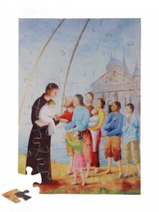 Copertina di 'Puzzle "Sant'Antonio dona il pane ai poveri" (48 pezzi)'
