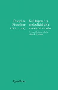 Copertina di 'Discipline filosofiche (2017). Ediz. multilingue'