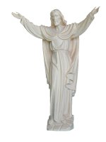 Statua in legno di tiglio "Cristo risorto" - altezza 20 cm