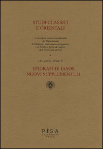 Copertina di 'Studi classici e orientali (2015). Vol. 61/2'