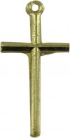 Immagine di 'Croce con Cristo in metallo dorato - 2,5 cm'