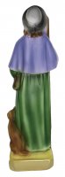 Immagine di 'Statua San Rocco in gesso dipinta a mano - 15 cm'