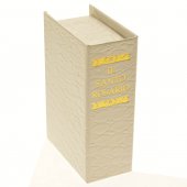 Immagine di 'Portarosario bianco a forma di libro "Prima Comunione" - altezza 7 cm'