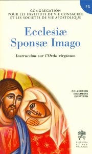 Copertina di 'Ecclesiae sponsa imago. Instruction sur l'Ordo virginum'