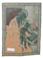 Immagine di 'Arazzo sacro "Madonna del Libro" - dimensioni 65x53 cm'