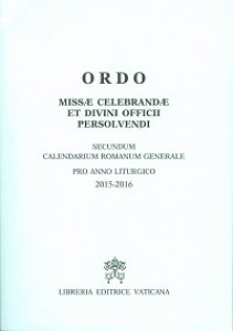 Copertina di 'Ordo missae celebrandae et divini officii persolvendi'