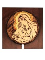 Madonna con Bambino (legno inciso)