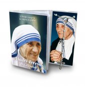 Libretto con Rosario Madre Teresa di Calcutta - italiano
