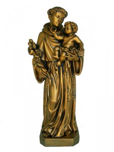 Copertina di 'Statua in fibra di vetro "Sant'Antonio di Padova" - altezza 60 cm'
