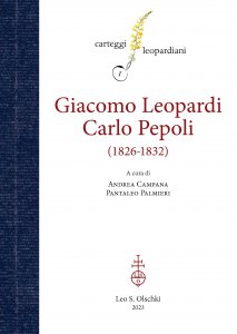 Copertina di 'Carteggio Giacomo Leopardi - Carlo Pepoli. (1826-1832)'