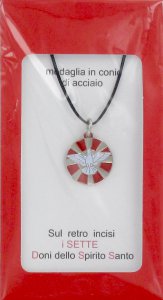 Copertina di 'Medaglia in conio di acciaio "I sette doni dello Spirito Santo"'