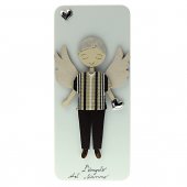 Quadretto MessAngelo "L'angelo della Nonno" - dimensioni 22 x 9,5 cm