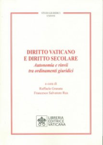 Copertina di 'Diritto vaticano e diritto secolare'