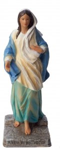 Copertina di 'Statua in resina colorata "Maria di Nazareth" - altezza 20 cm'