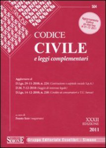 Copertina di 'Codice civile e leggi complementari'