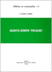 Copertina di 'Ugaritic-Hebrew Philology'