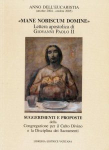 Copertina di 'Mane nobiscum Domine. Lettera apostolica di Giovanni Paolo II'