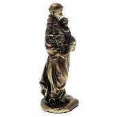 Immagine di 'Statuina in resina bronzata "Sant'Antonio di Padova" - altezza 8,5 cm'