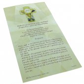 Immagine di 'Croce in legno "Prima Comunione"con cartoncino ricordo - 13X8 cm'