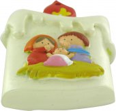 Immagine di 'Nativit in resina a forma di campana per bambini - altezza 8 cm'