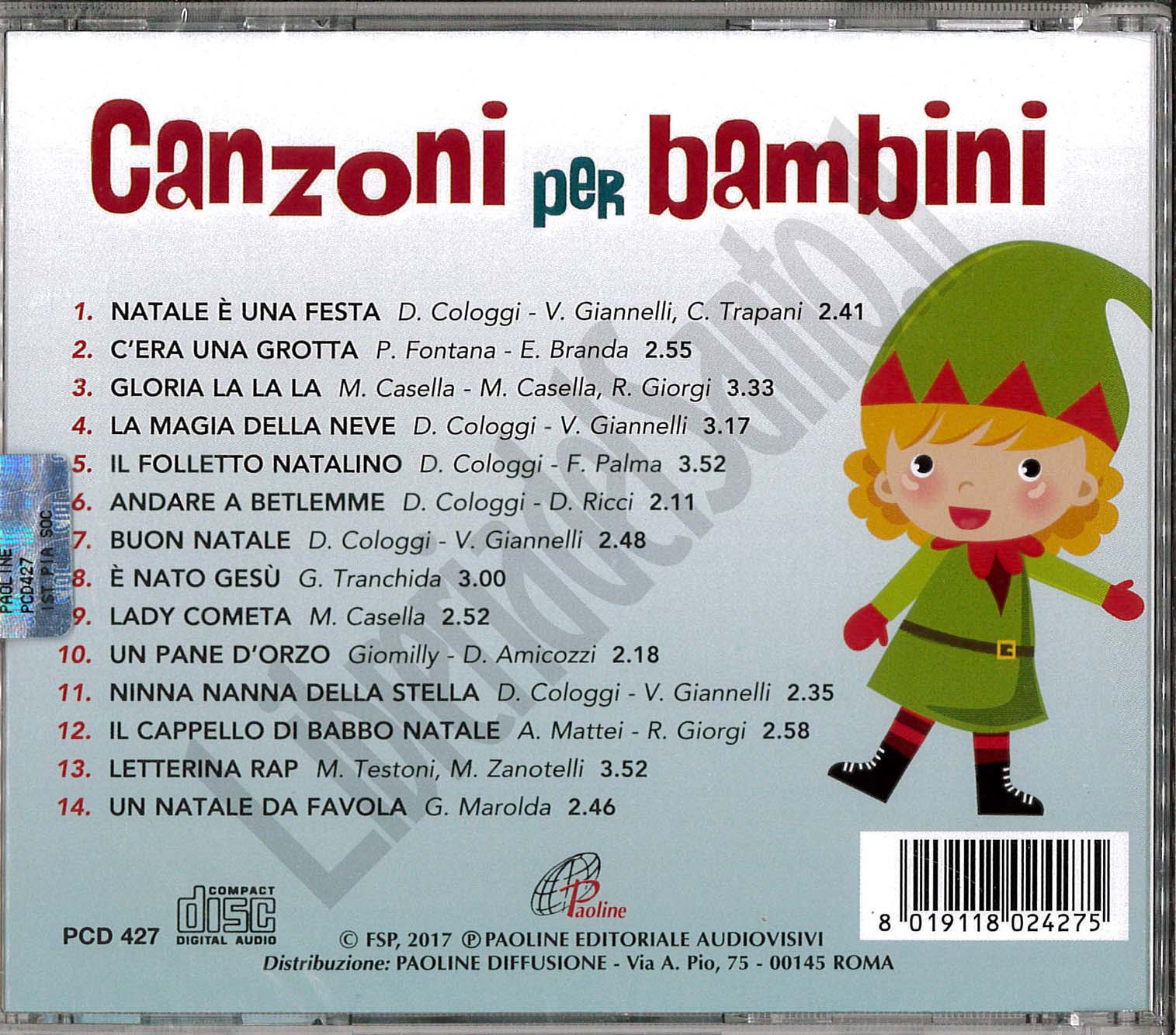 Canzoni Di Natale Per Bambini.Magia Di Natale Canzoni Per Bambini Cd Cd Musica Per Bambini E Ragazzi Libreriadelsanto It