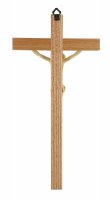 Immagine di 'Crocifisso da parete in legno con Cristo in plastica - 30 cm'