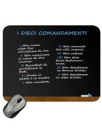 Mousepad "I dieci comandamenti" (lavagna ardesia)