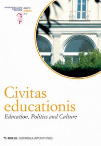 Copertina di 'Civitas educationis. Education, politics and culture (2018)'