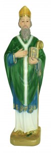 Copertina di 'Statua San Patrizio / St. Patrick in gesso dipinta a mano - 40 cm'
