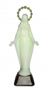 Copertina di 'Statua Madonna Miracolosa fosforescente 14 cm'