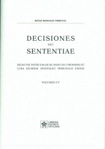Copertina di 'Decisiones seu sententiae. Volumen CV'