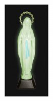 Immagine di 'Statua Madonna di Lourdes fosforescente 14 cm'