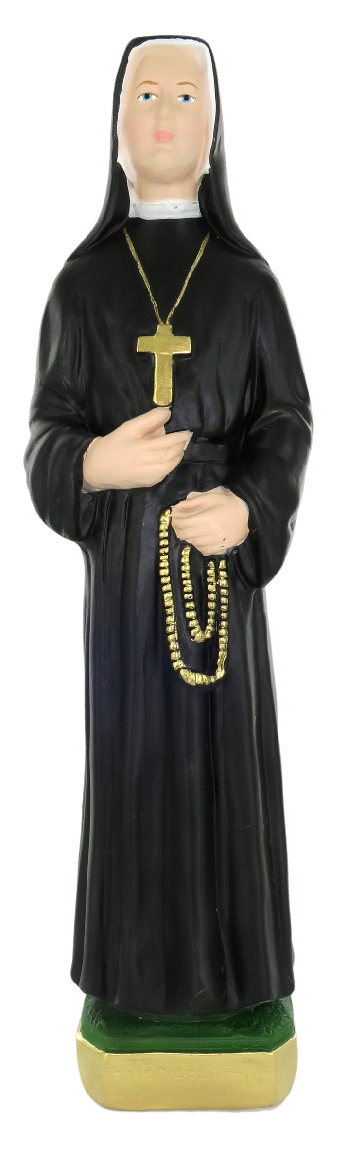 Dipinta a Mano. Proposte Religiose Statua Santa Faustina Kowlaska in Resina Altezza cm 22 